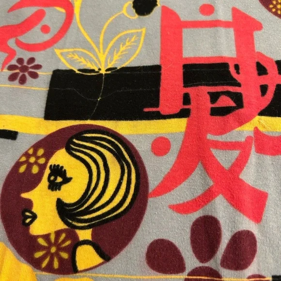 Custo Barcelona vintage shirt, bell sleeves - Picture 6 of 8